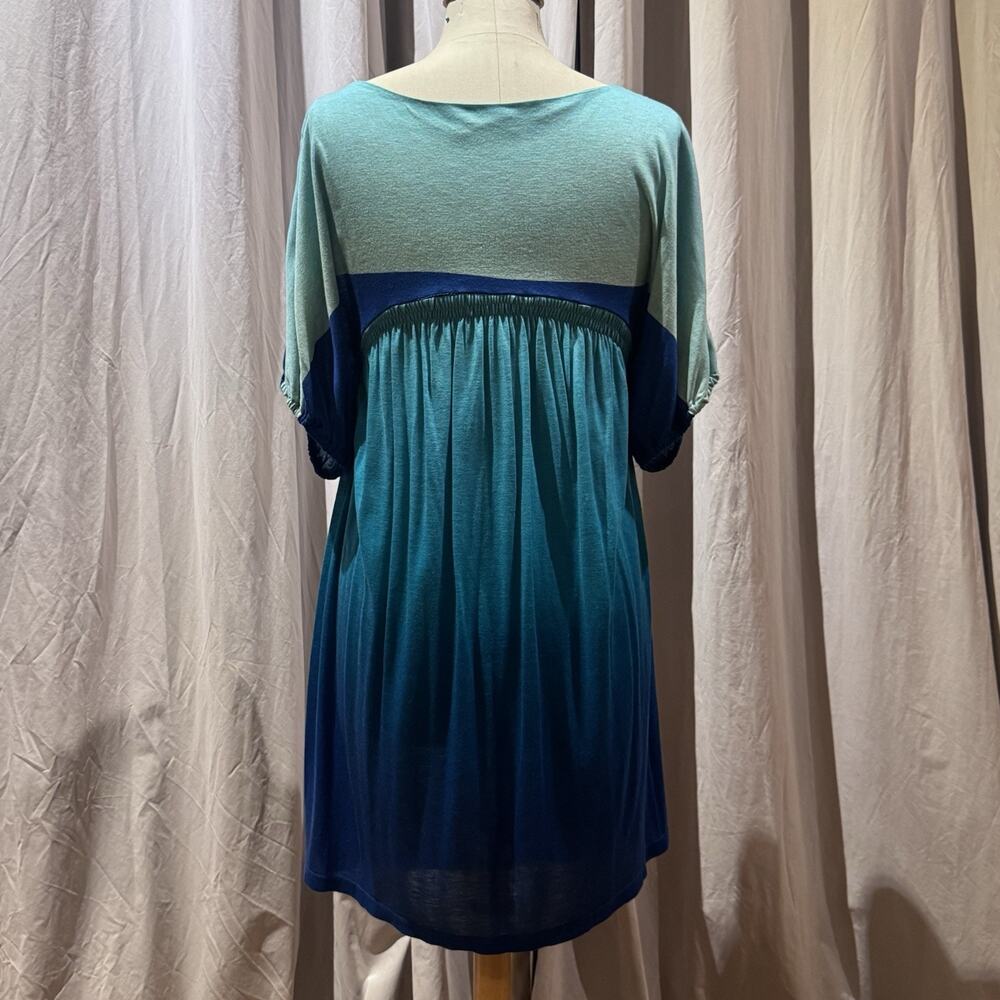 Orion London VTG 90s Cotton Jersey Ombré Dye Dress Unworn Deadstock M - Picture 3 of 6